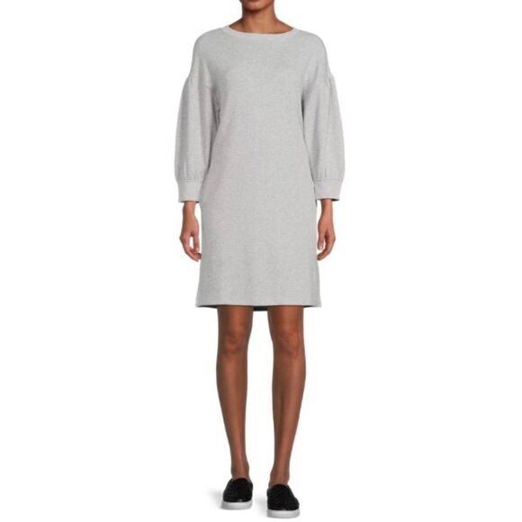 Time and Tru Women's Sweatshirt Dress - Picture 1 of 4